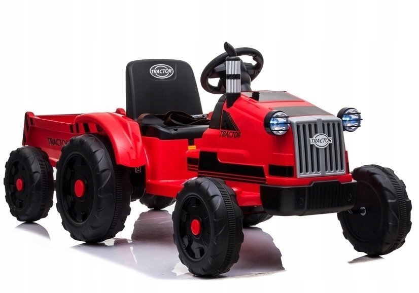 Traktor na Akumulator z Przyczepą CH9959 Czerwony Lean Cars