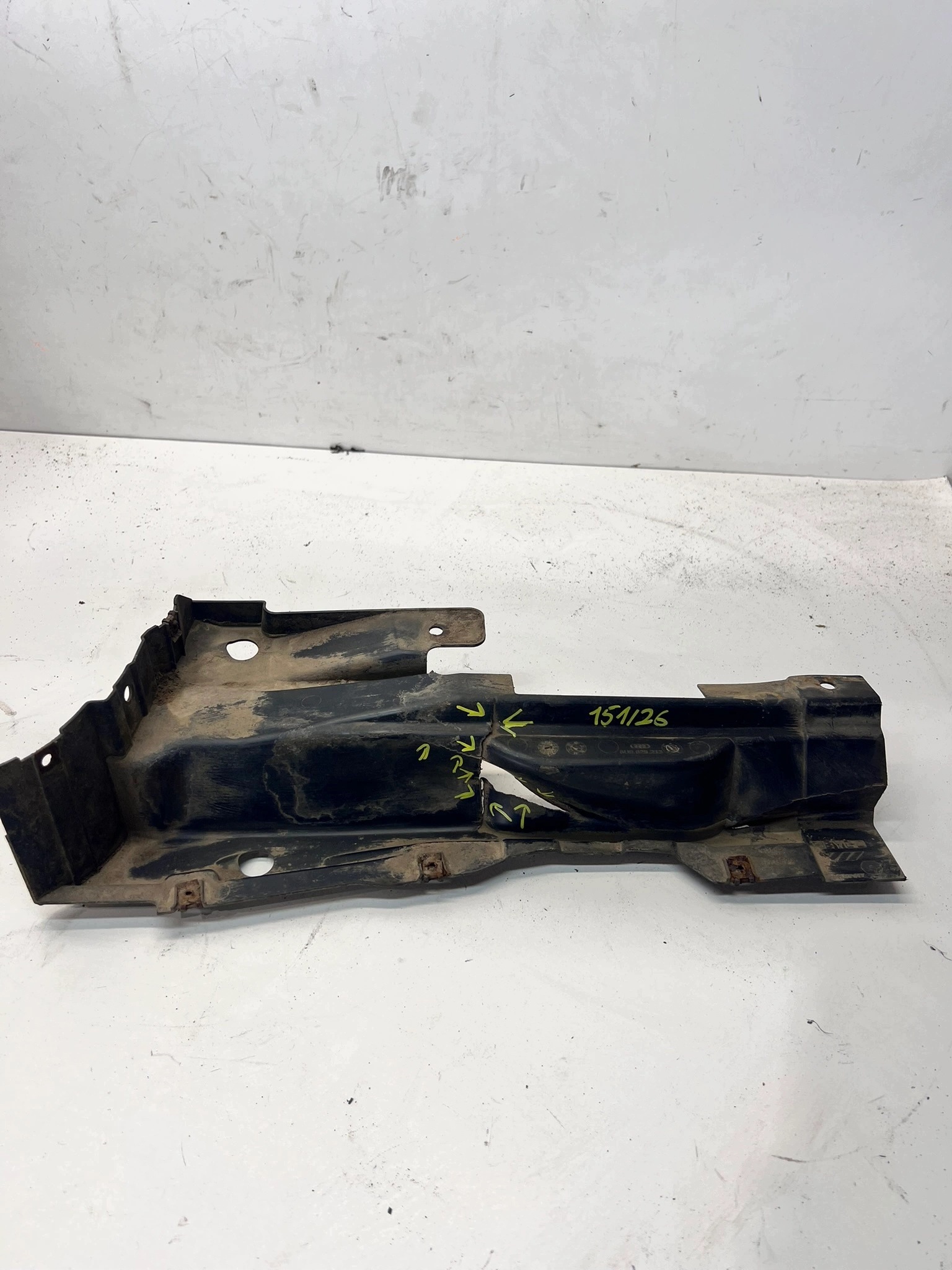 blende abdeckung unterfahrschutz heck AUDI Q3 8U0825213D 151/26