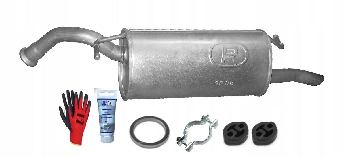 Toyota Yaris Verso 1.3-16V 1.5i-16V Koncový tlumič+bonus