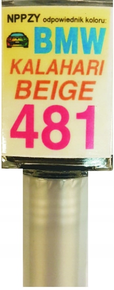 Bmw 481 Kalahari Beige Lakier Samochodowy Zaprawka Do Rys 10 ML Arasystem
