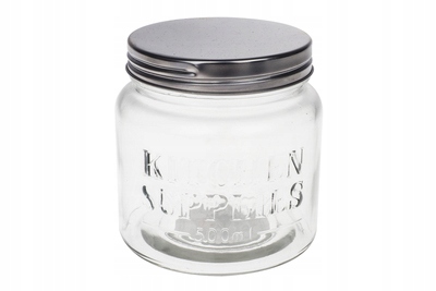 

Słoik szklany z metalową nakrętką 500 ml