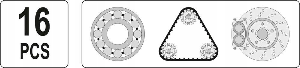 ŚCIĄGACZ BEZWŁADNOŚCIOWY DO PIAST I ŁOZYSK, 16 CZ. EAN (GTIN) 5906083253911