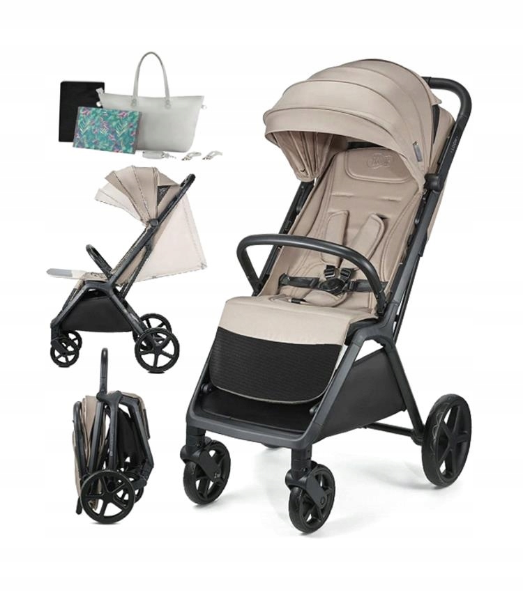 Kinderkraft Lekki Wózek Spacerowy Loom Dla Dziecka Do 22 Kg Duże Koła Torba