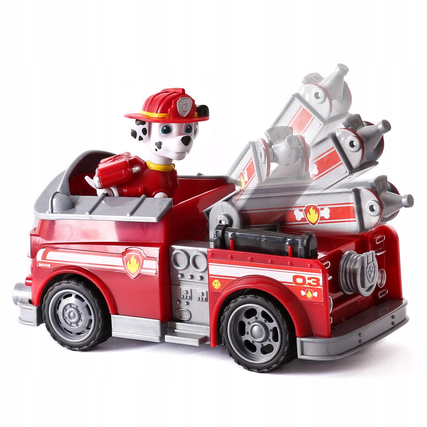 PAW PATROL MARSHALL a FIRE TRUCK FIRE ODDELENIE Model Marshallovho hasičského auta