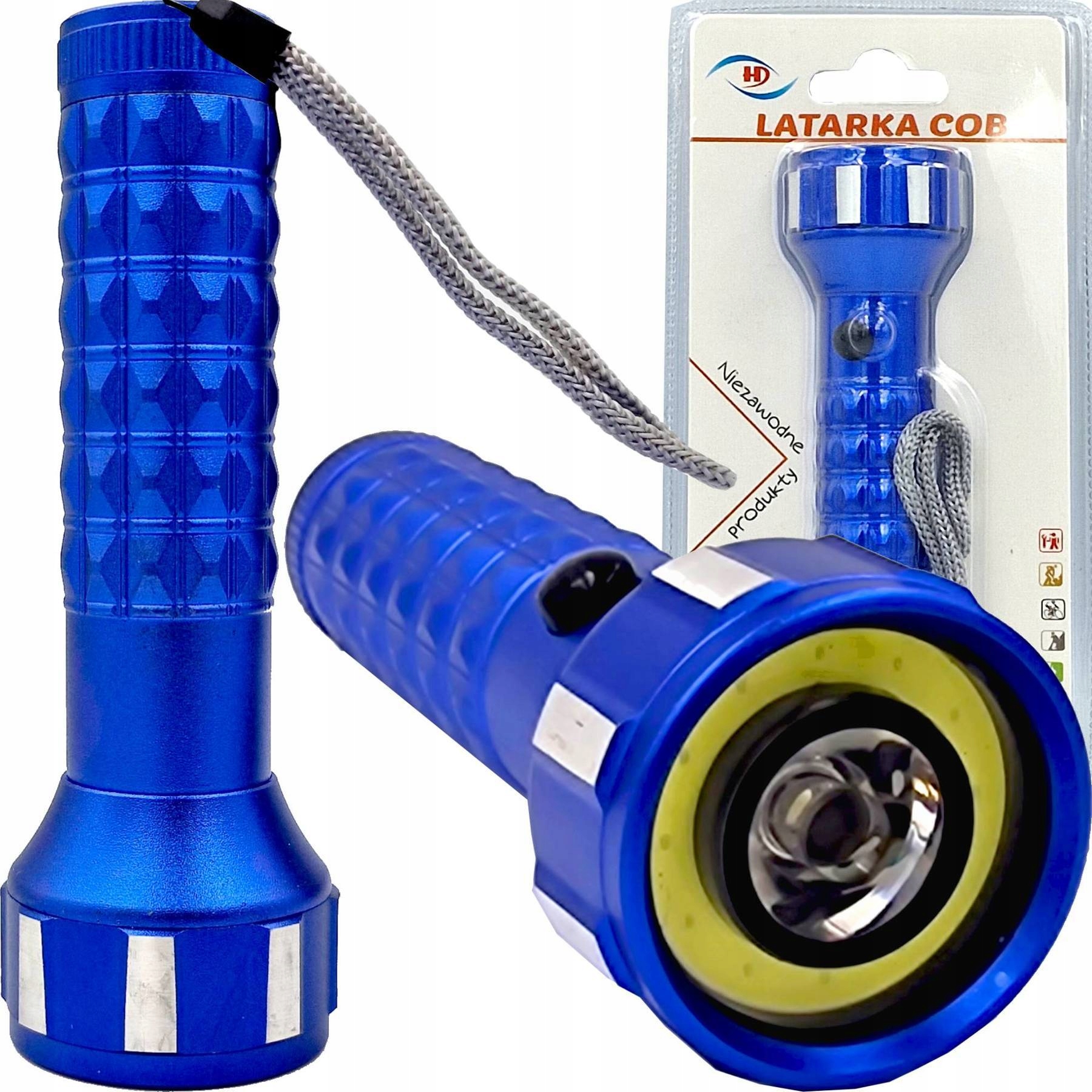 

Latarka Kieszonkowa Mała Led Aluminiowa 200lum 3W