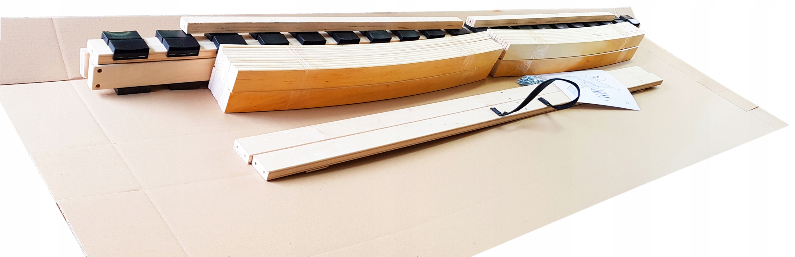 Stelaż do łóżka 100x200 premium płaski niski wkład pod materac Liczba listew 20