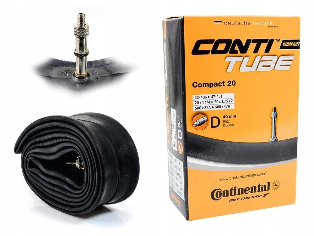 

Dętka Continental Compact 20'' x 1,25'' - 1,75'' w