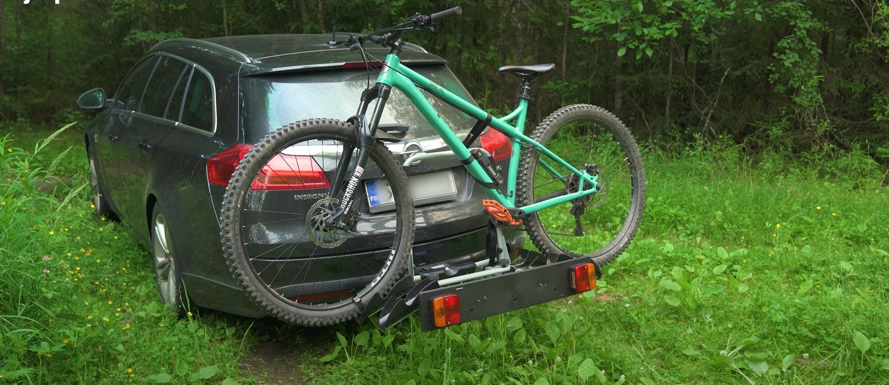 BAGAŻNIK ROWEROWY UCHWYT PLATFORMA NA HAK 3 ROWERY MONT BLANC 3 UCHYLANY Model All Road ECO 3