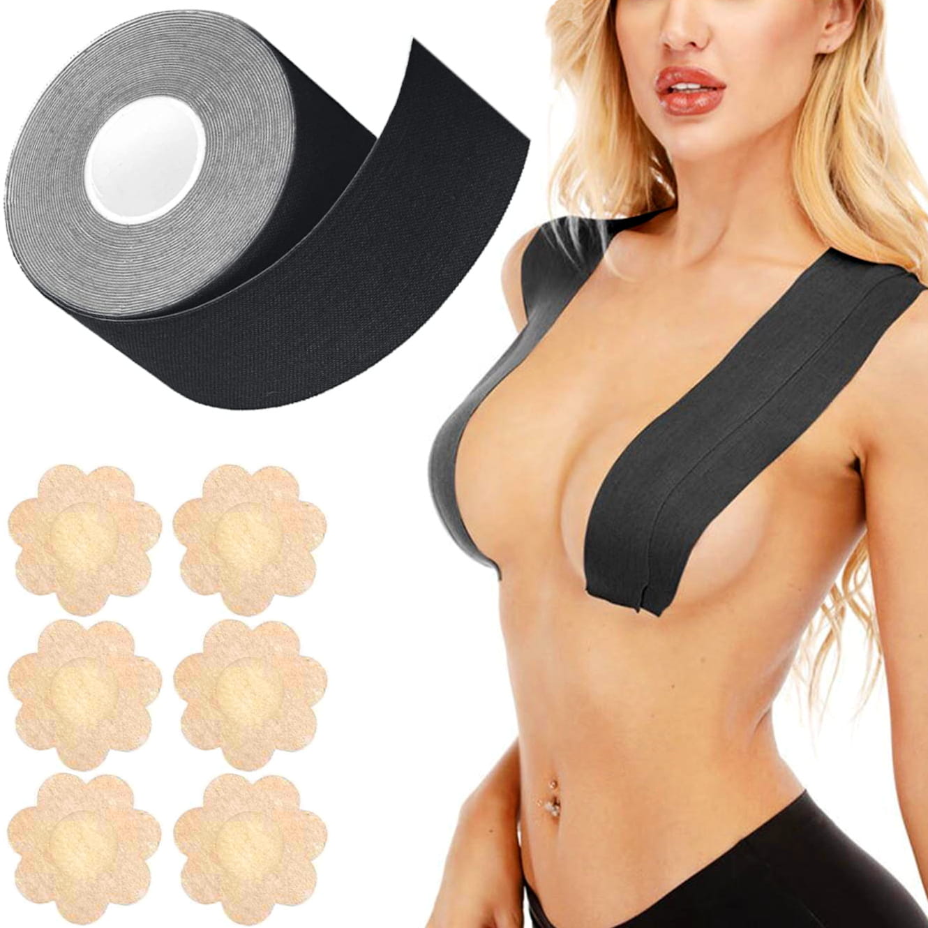 

Taśma unosząca modelująca biust Boob Tape 5m, +6p.