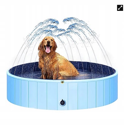 Levně Larother bazén pro psa se zavlažovačem 120×30 Sprcha pro psa zahradní bazén