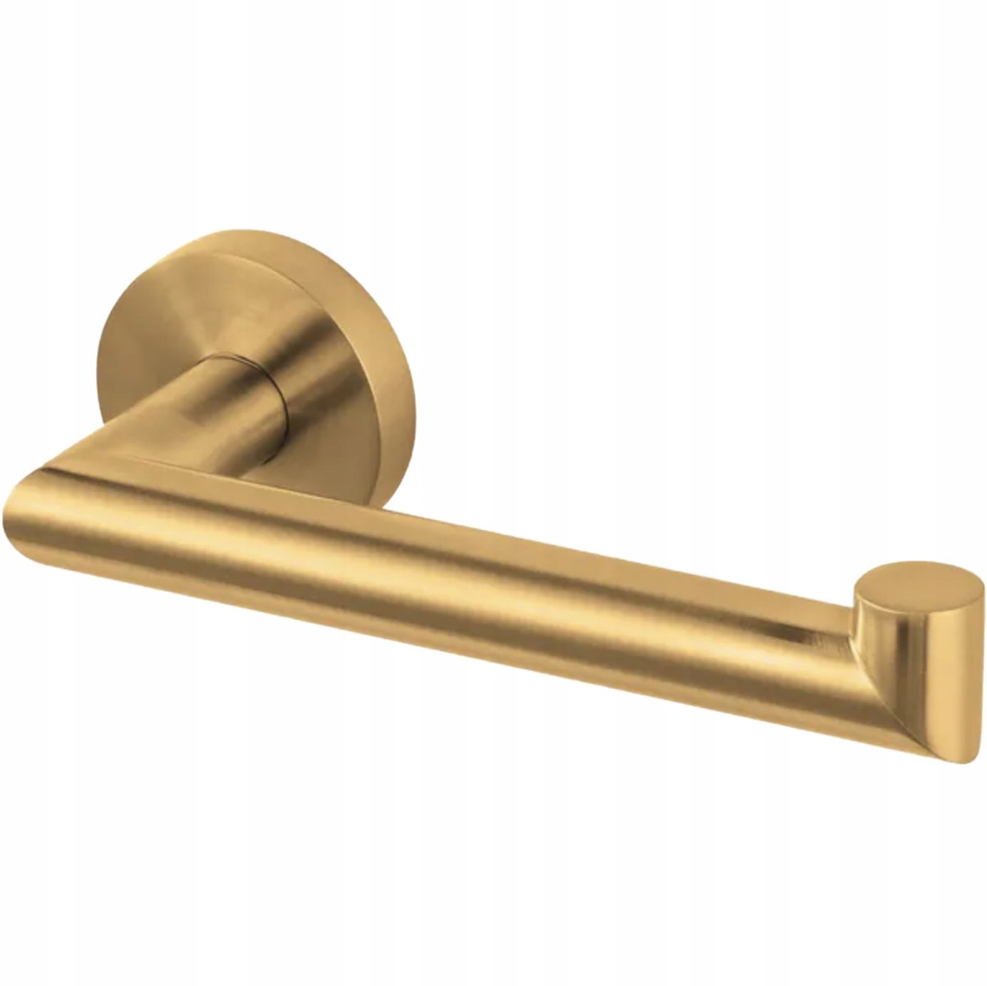 Držák toaletního papíru na Wc Zlatý kartáčovaný nástěnný věšák závěsný