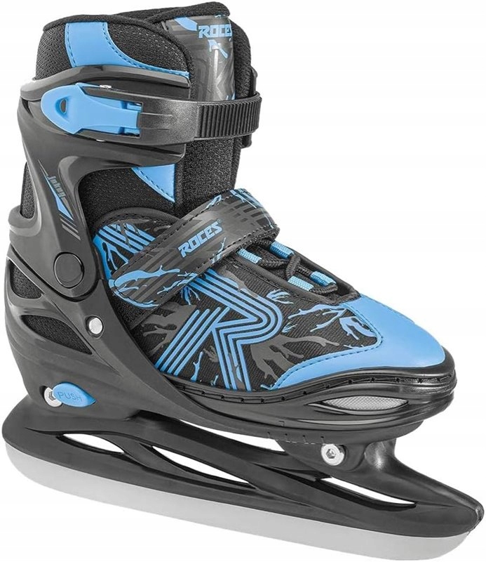 Brusle lední Roces Jokey Boy 3.0 black-blue vel. 34-37