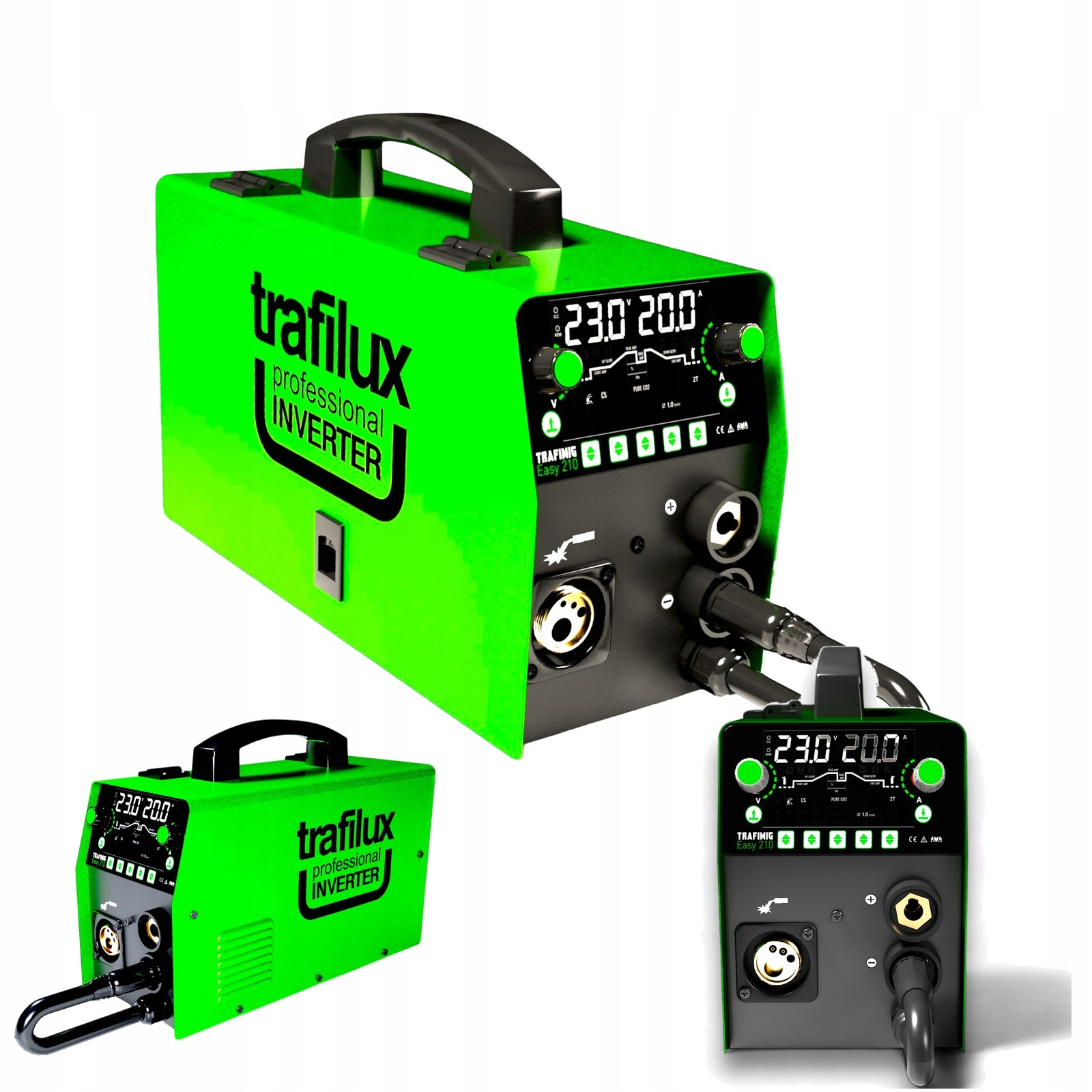 Mig svařovací stroj Trafilux Trafimig 210 Easy Dual Puls Mma Tig 200A Igbt 230V