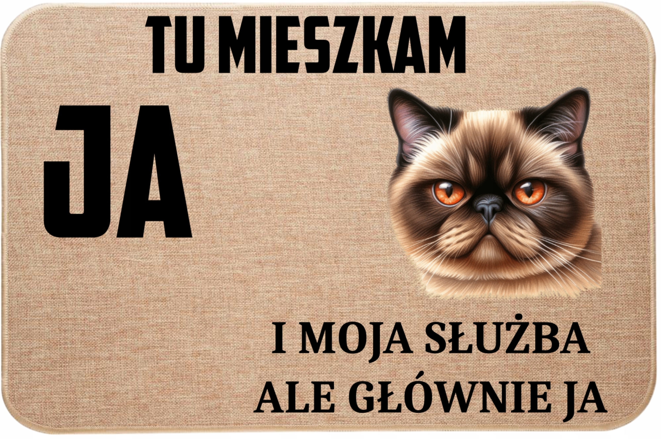 Ľanová Rohožka S Mačkou, Tu Bývam Ja A Moja Služba, Ale Hlavne Ja 9