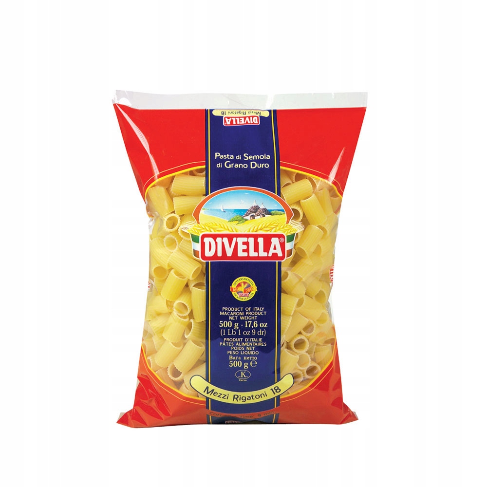 Levně 10 x Těstoviny Mezzi Rigatoni Divella 500 g