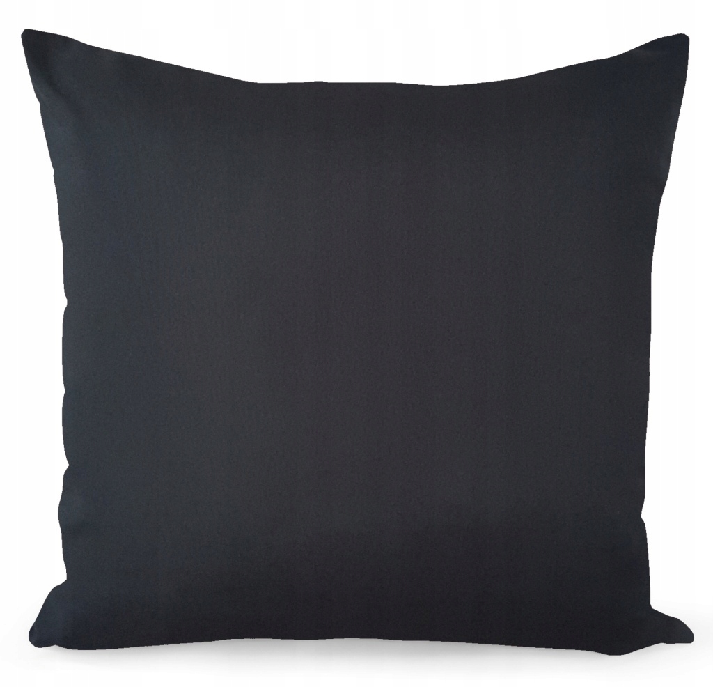 POSZEWKA DEKORACYJNA 50x60 GŁADKA MIĘKKA STALOWA