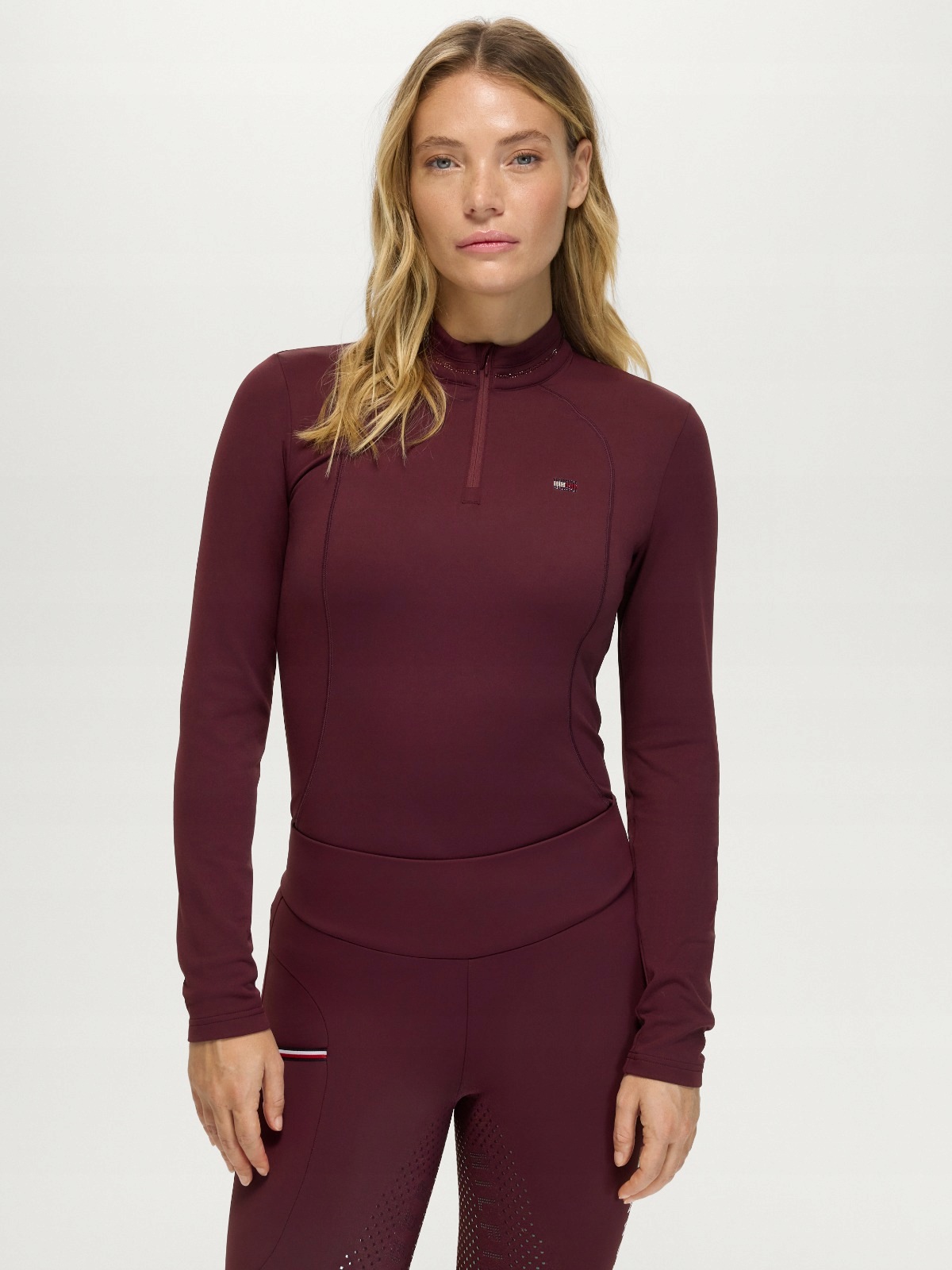 Tommy Hilfiger, Koszulka treningowa Cady, Deep Burgundy Xs