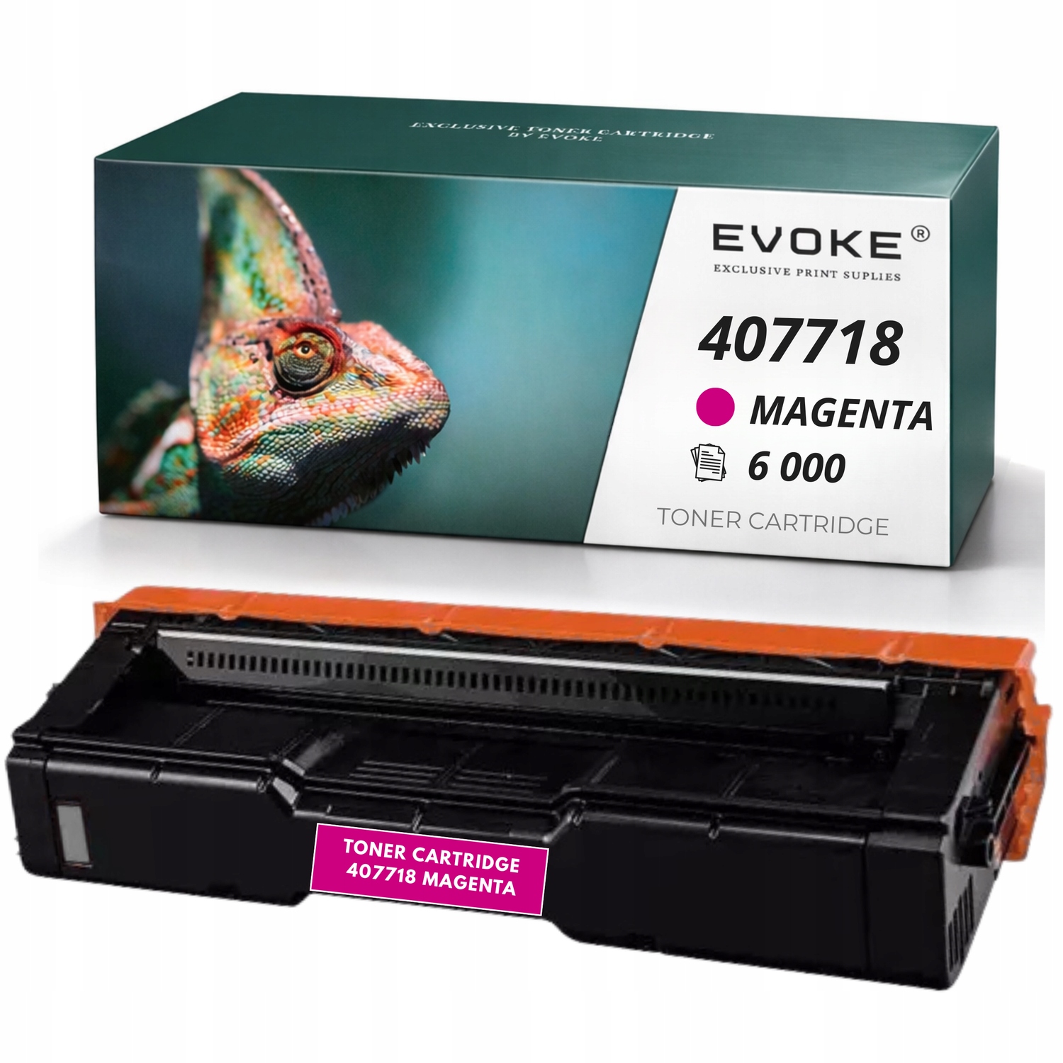 Toner pro Ricoh SPC252E M 407718 magenta 6000 stran Sp C252dn C252DNw