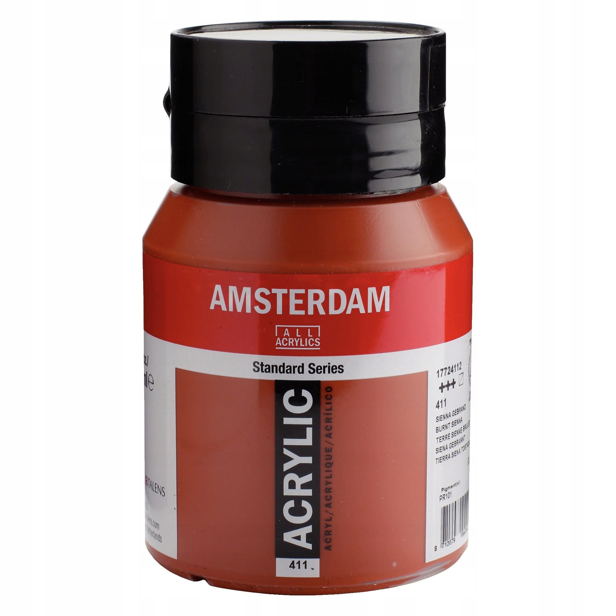 Barva akrylová Amsterdam Burnt Sienna, 500 ml