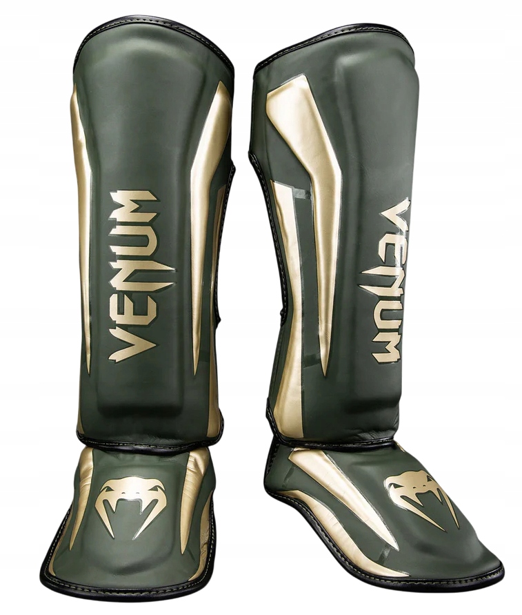 Venum Chrániče holeně Shin Guards Elite Khaki L