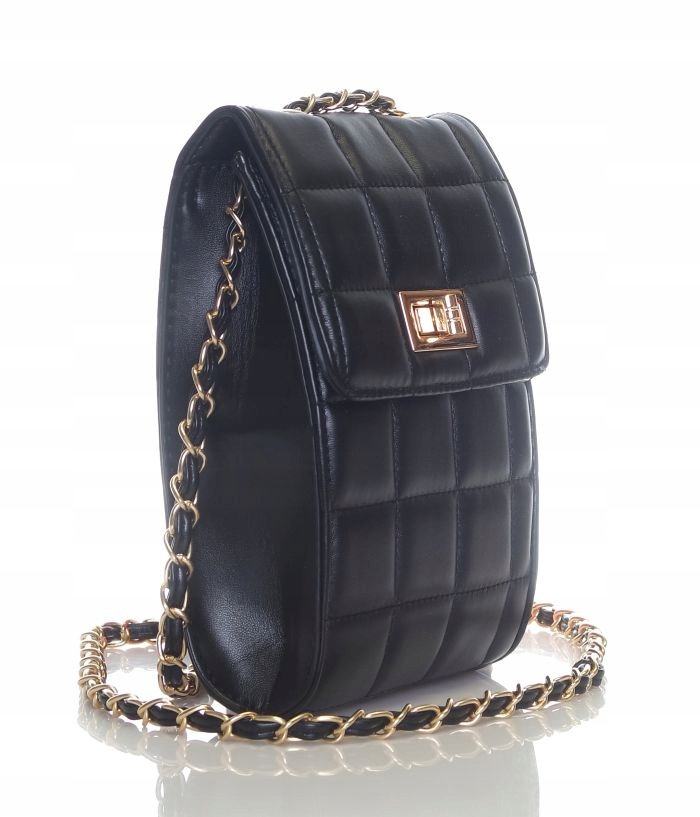 

Efektowna wizytowa torebka na łańcuszku