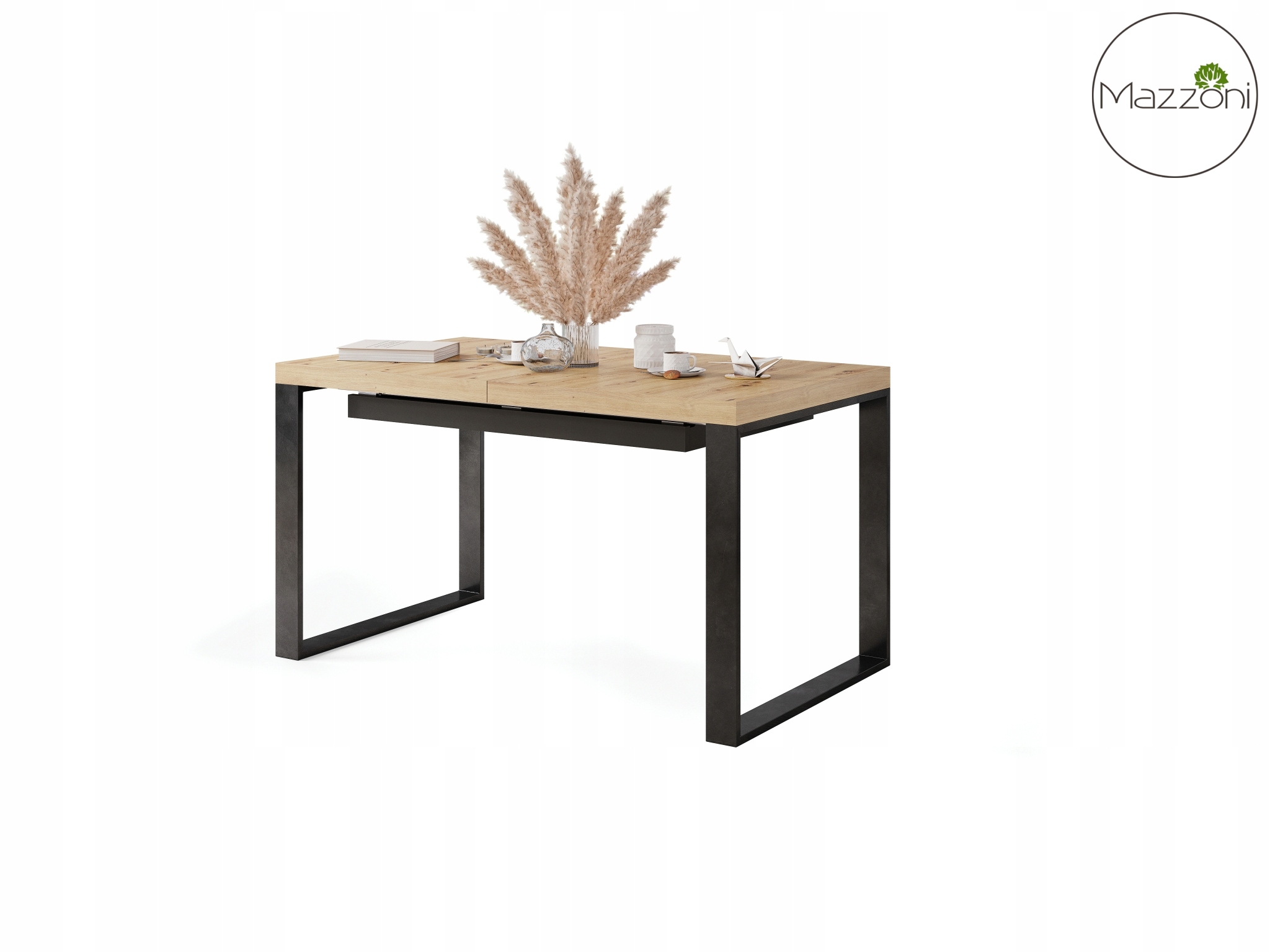 AVARI Dąb Artisan DUŻY STÓŁ ROZKŁADANY DO 290 cm! Szerokość mebla 140 cm