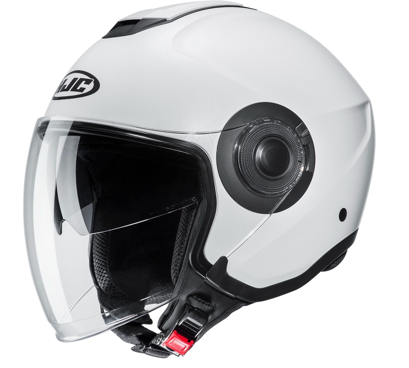 Kask otwarty unisex HJC I40 biały połysk L Rozmiar L