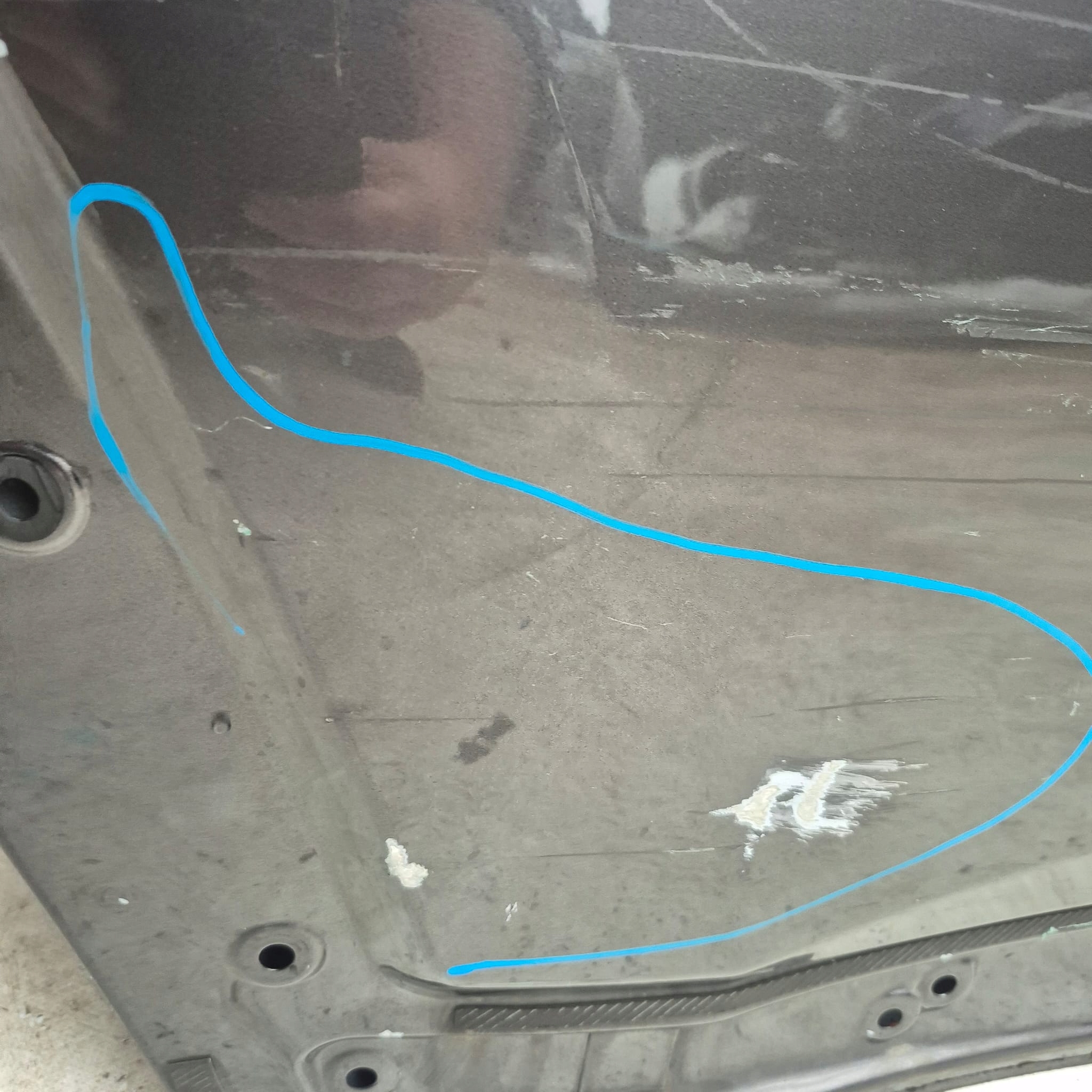 JEEP COMPASS II 2 16-> door rear part rear. right