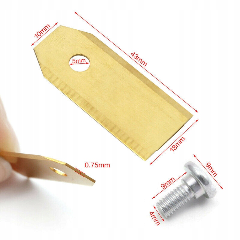 

Nóż Robot Automower Husqvarna Gardena 43mm Tytan 9