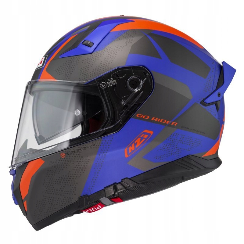 Motocyklová Prilba Nzi Go Rider Stream Duo Trident S