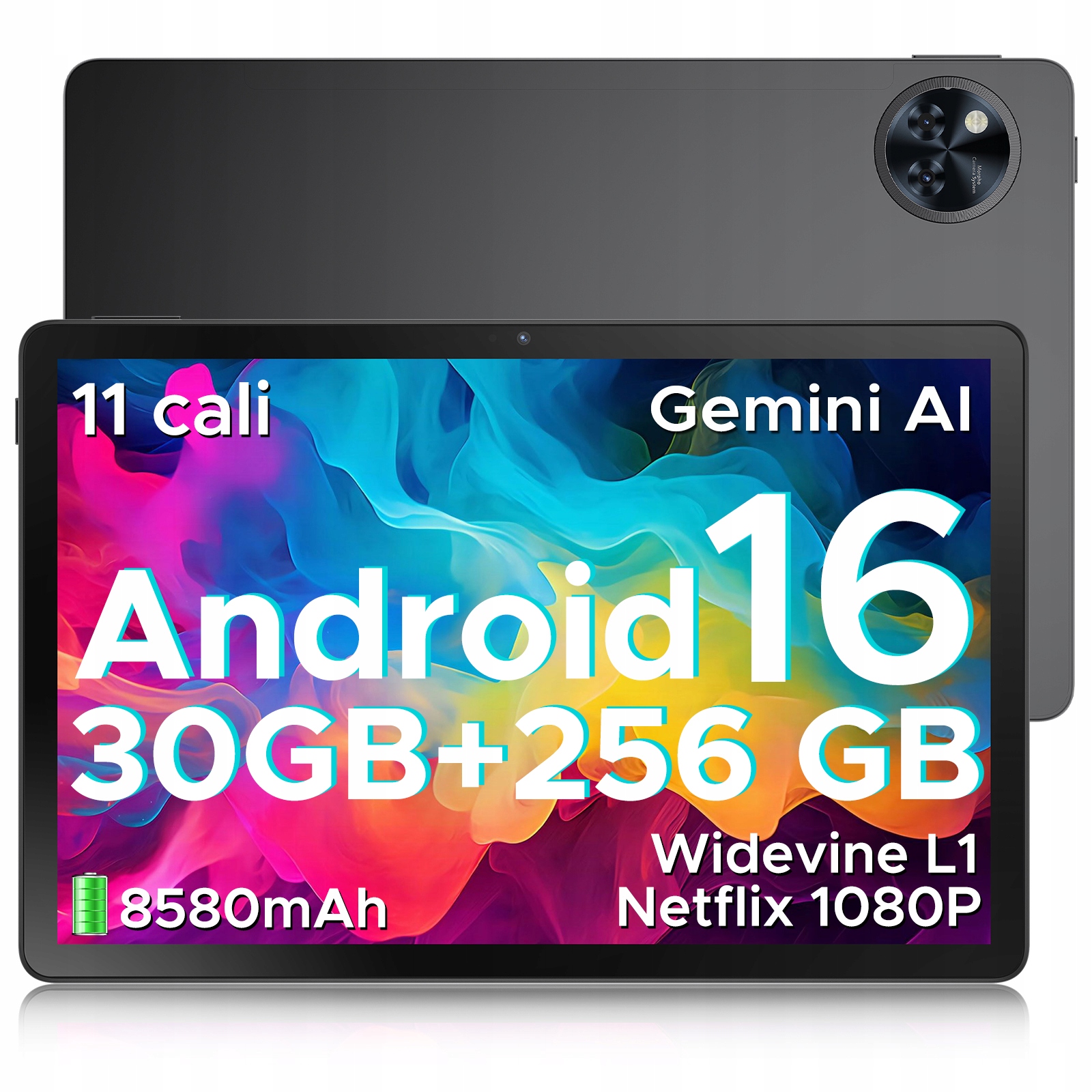 Tablet Doogee U11PRO Android16 11”30+256GB 8580 mAh 13MP/90Hz/OTG/WIFI6/BT5.