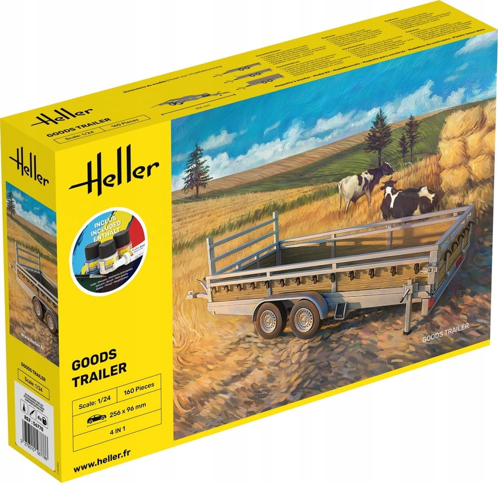 Nákladní přívěs Starter Kit 1:24 Heller 56778