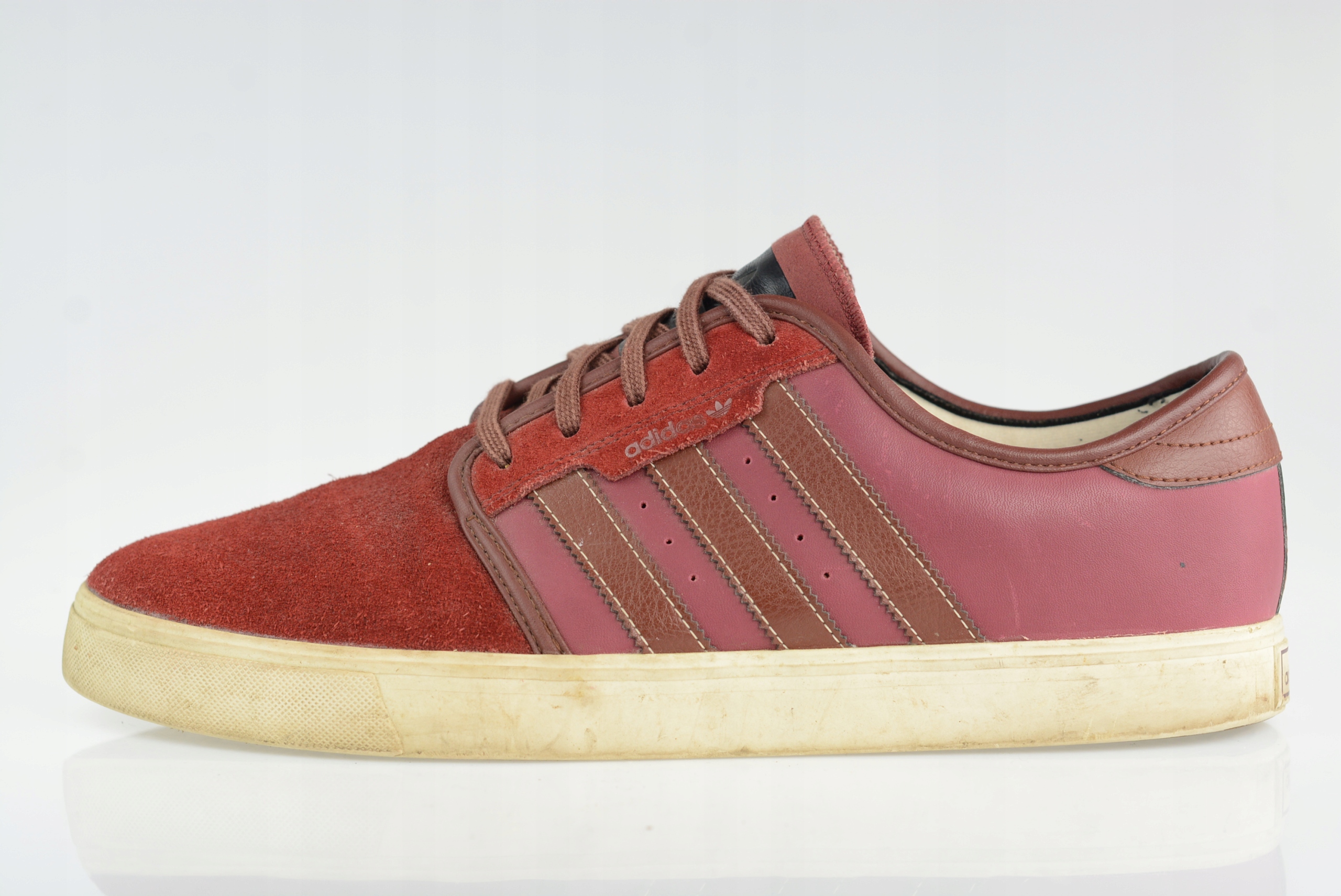 Adidas Selley pánské botasky sportovní tenisky červené bordó 39 1/3