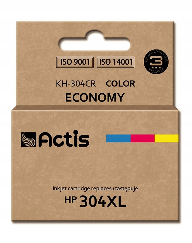 Actis KH-304CR Inkoust (náhrada Hp 304XL N9K07AE; Premium; 18 ml; barva)