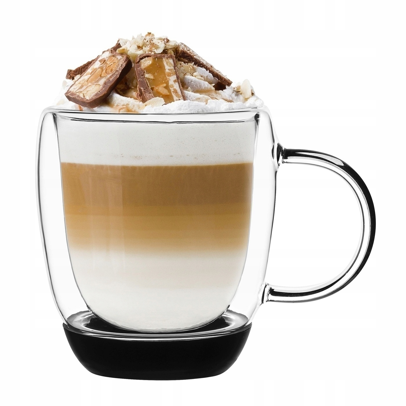 Szklanki termiczne do kawy 6szt Tadar Garet czarne Linia Garet