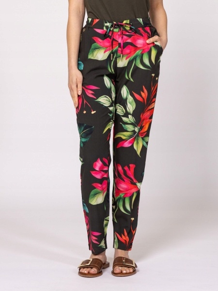 Heavy Tools Dámské Kalhoty S Pohodlným Rovným Střihem FIFERS25 Botanic M