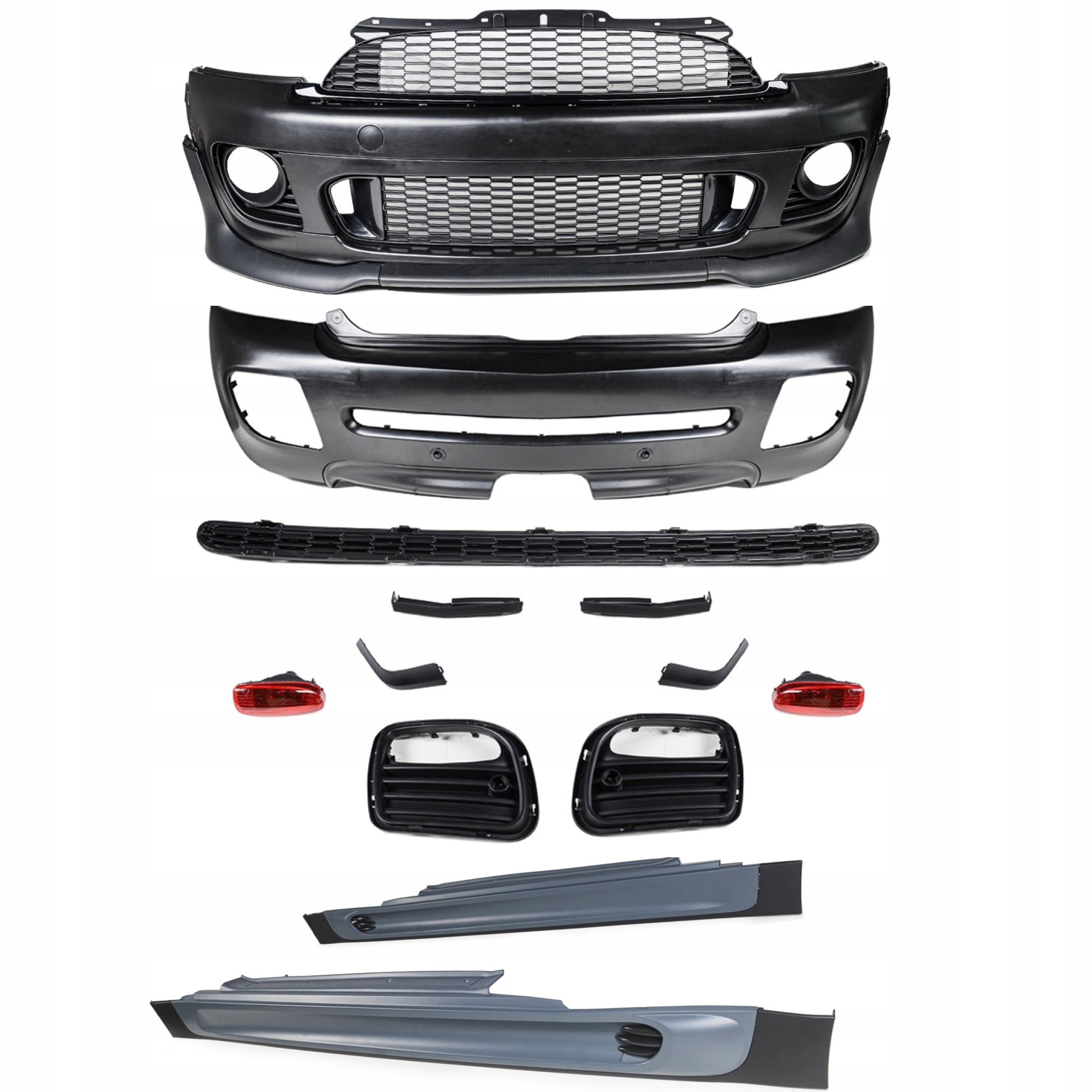 BODYKIT МІНІ COOPER R56 / R57 / R58 JCW СТИЛЬ (2007–2013) БАМПЕРИ + ПОРОГИ 