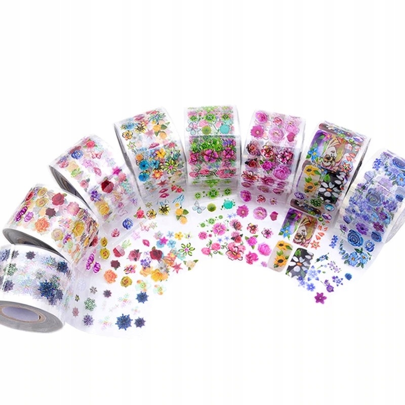 

8x folia transferowa do zdobień zestaw