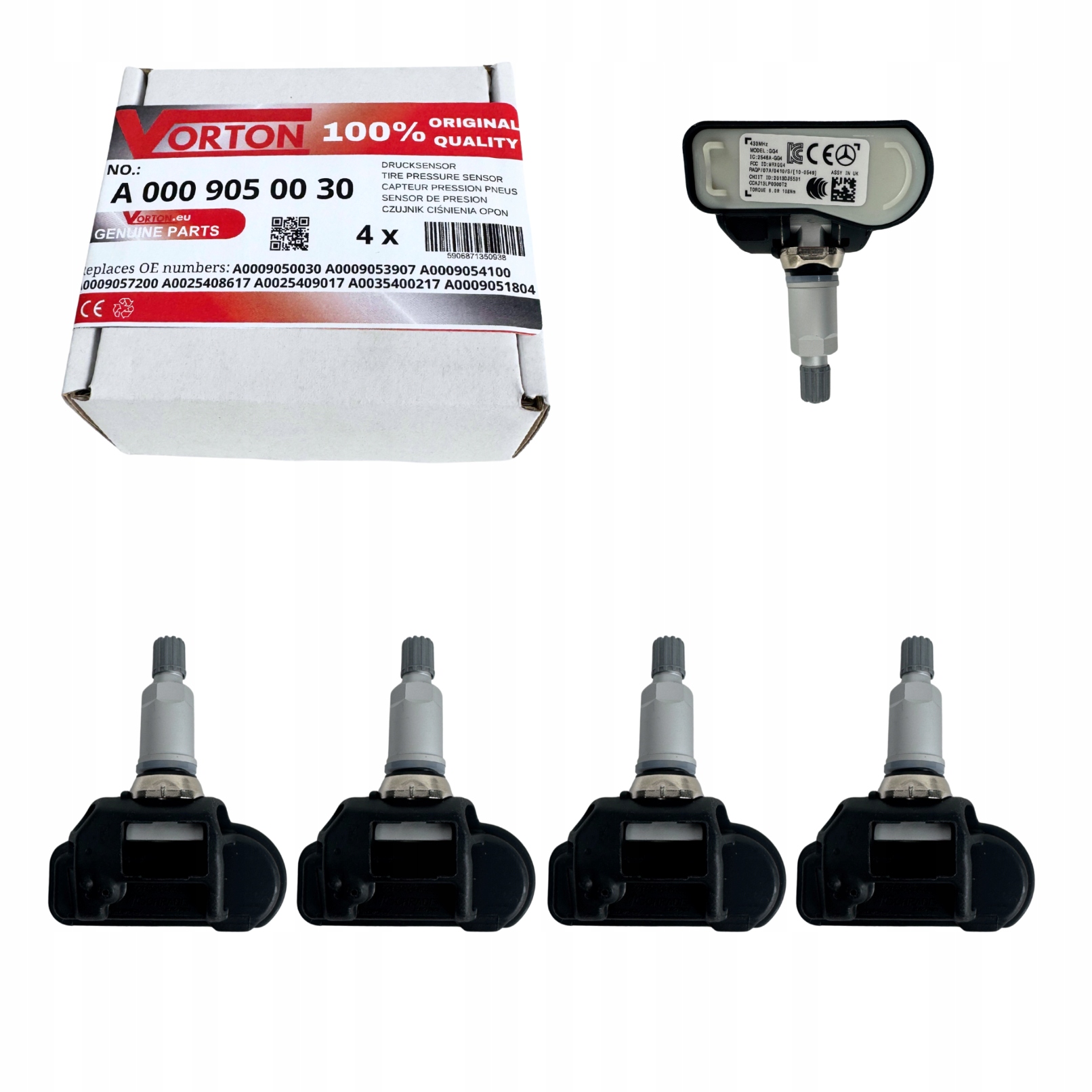 Senzory Tlaku V Pneumatikách Koles Tpms Mercedes Cla C117 X117 Cls C218 X218