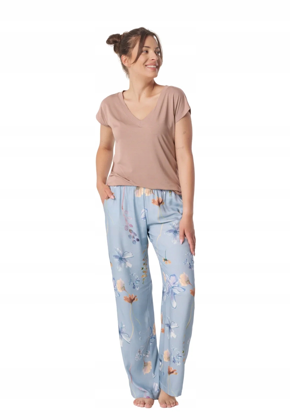 Mefemi Nipplex Dámské pyžamo 2XL Modré