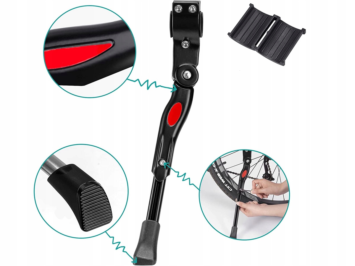 STOPKA ROWEROWA PODPÓRKA NÓŻKA NA ROWER REGULOWANA Rodzaj regulowana