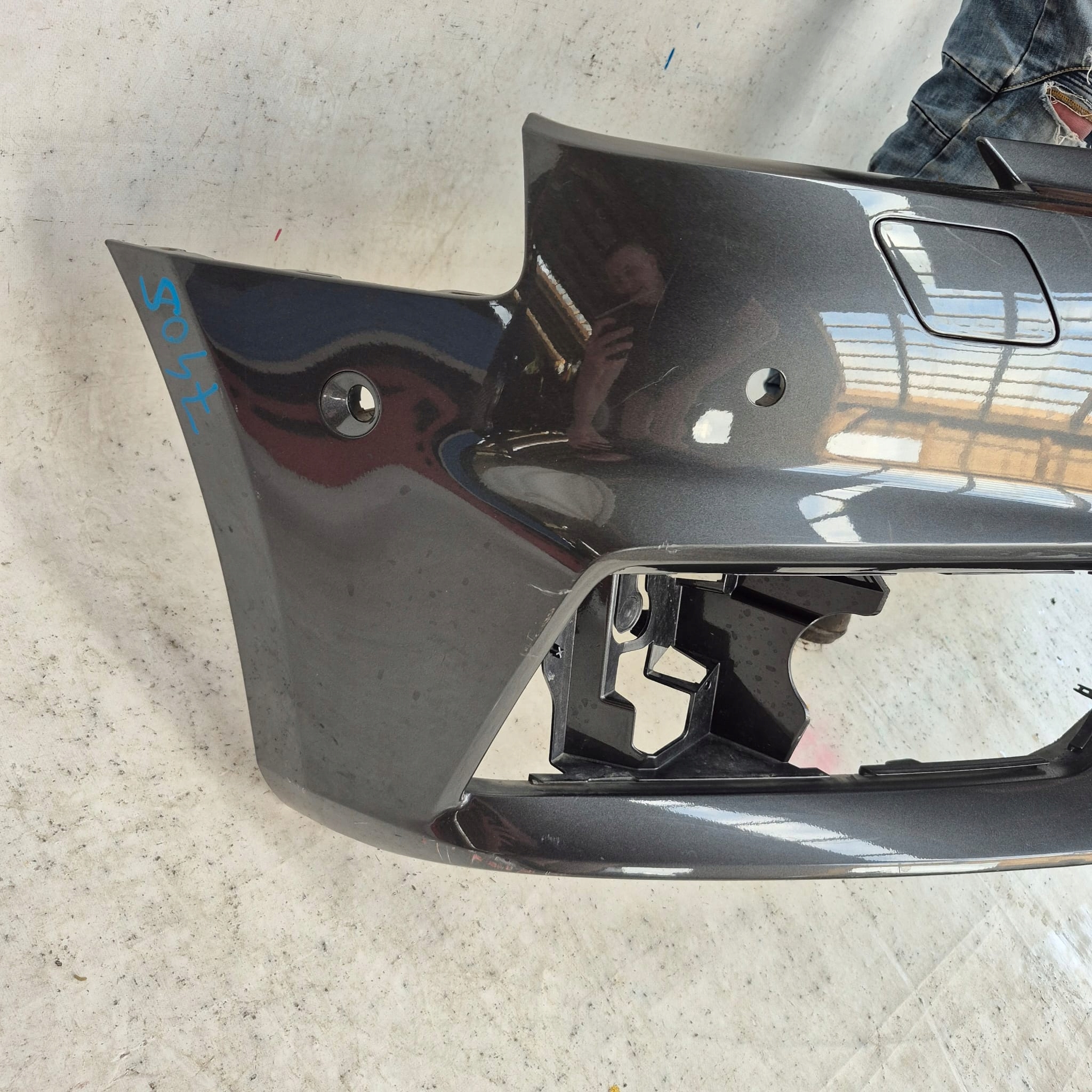 AUDI A4 B9 8W S-LINE 15-19 bumper front front washer PDC