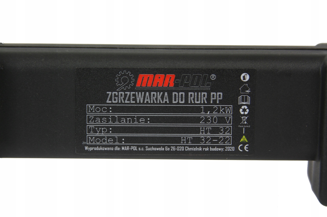 ZGRZEWARKA TRZPIENIOWA DOCZOŁOWA DO RUR PP 16-32mm Maksymalna średnica pracy 32 mm