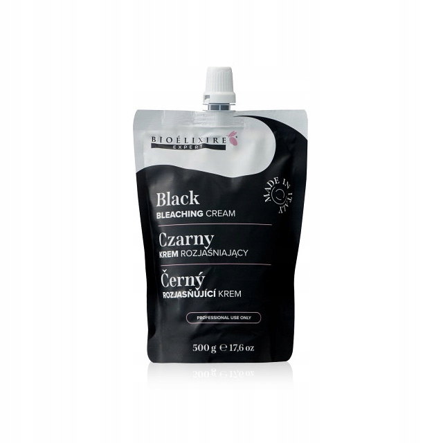 Bioelixire Black Bleaching Cream – rozjasňující krém 500 g