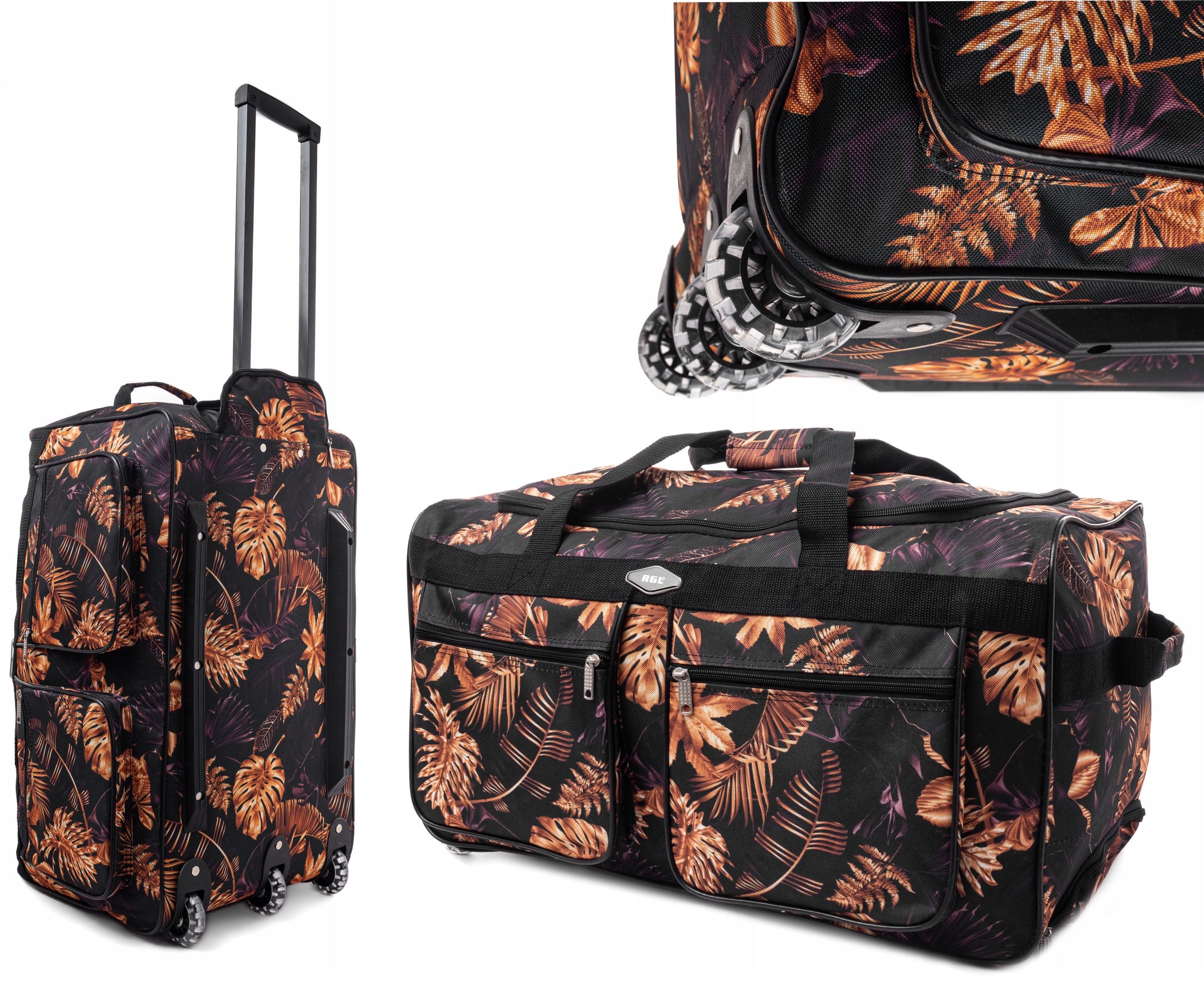 Rgl Torba podróżna duża na kółkach 125L Kółka Walizka Bagaż