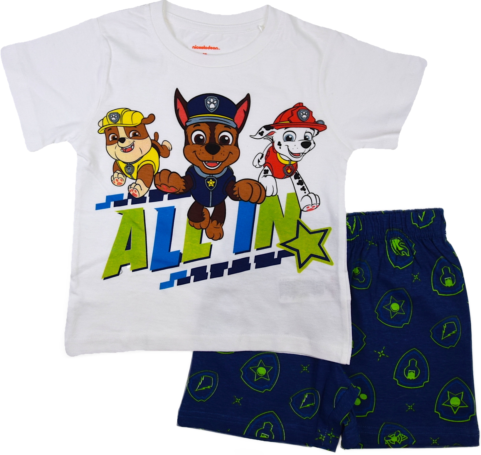 

Psi Patrol Paw Piżama Dla Chłopca Krótki Rękaw 104