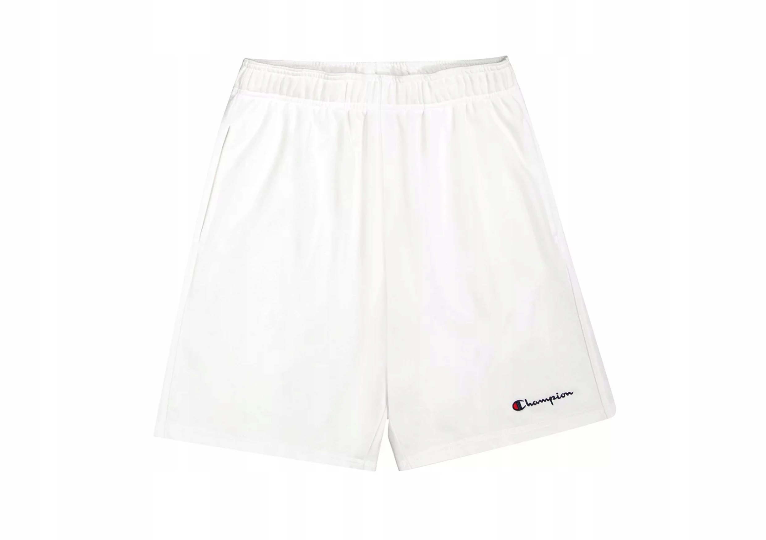 Kraťasy Champion Kraťasy 220931-WW001 bílé bavlna Výprodej Kolekce