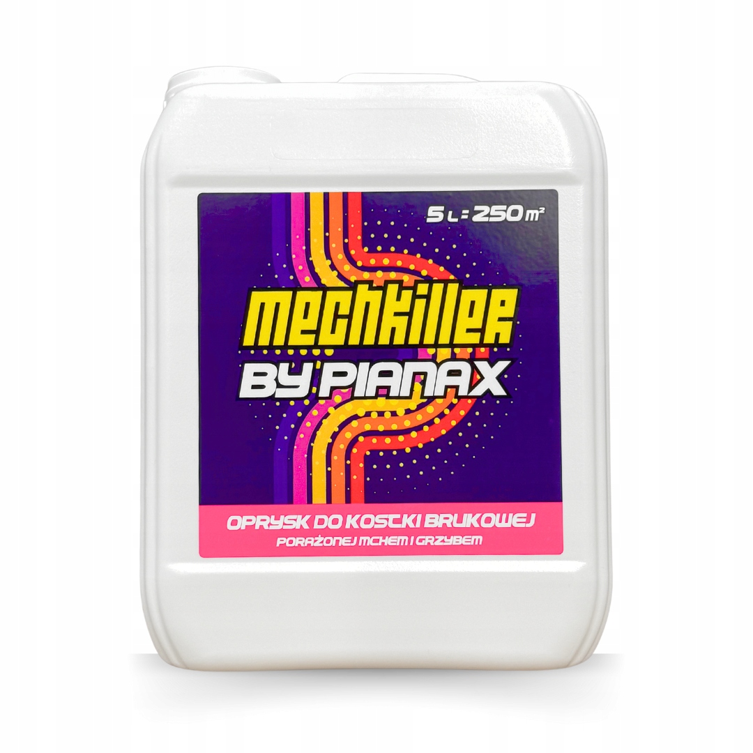 čištění dlažebních kostek (mech, houby, lišejníky) Pianax Mechkiller 5 L