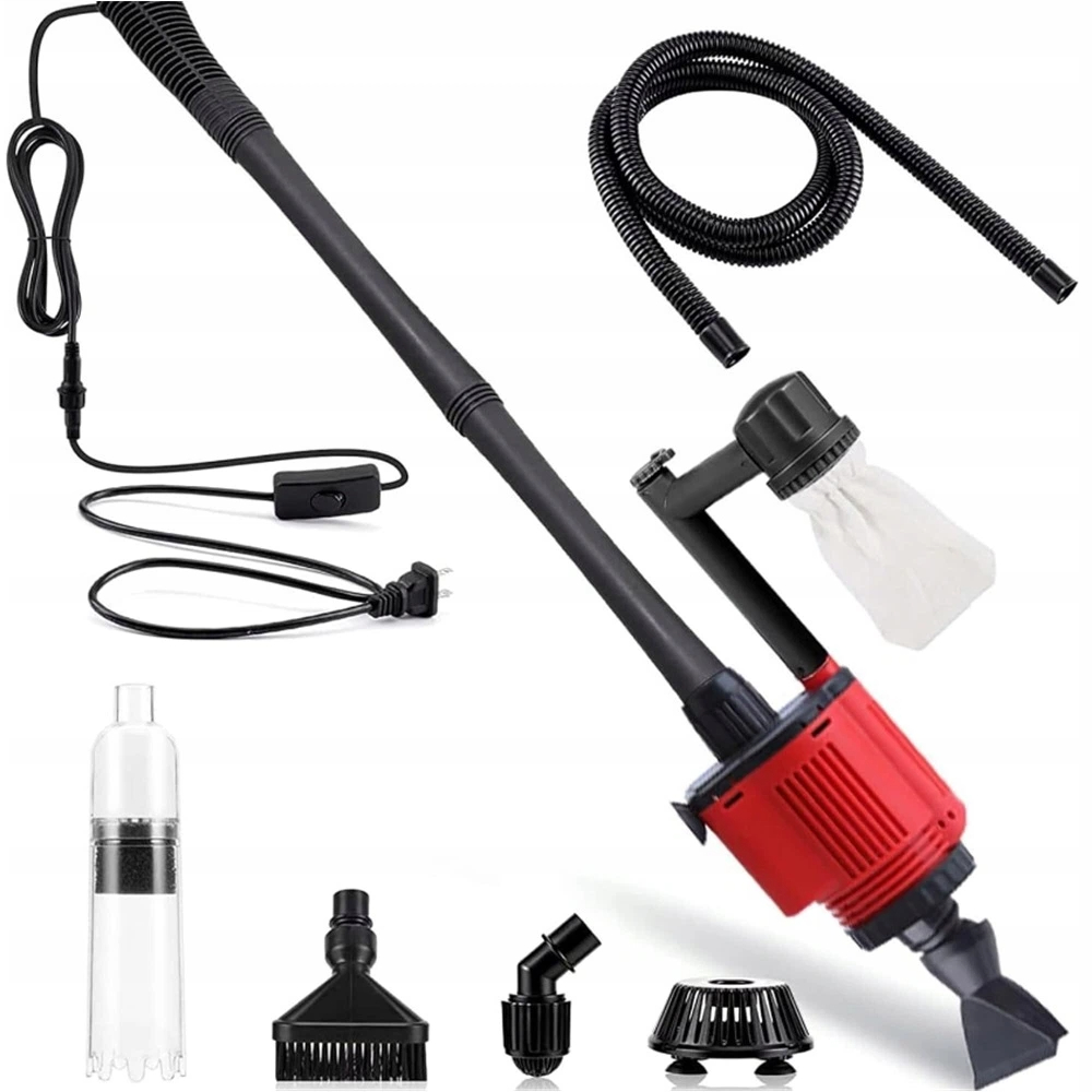 Vysavač Do Akvária 6 V 1 Elektrický S Čističem Písku A Výměnou Vody