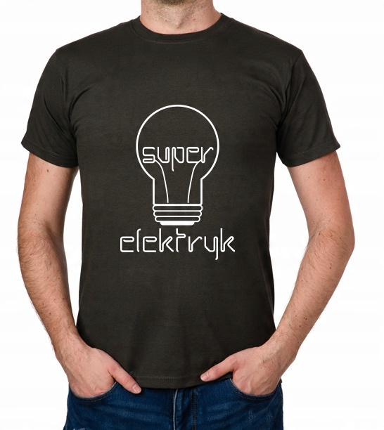 

koszulka Super Elektryk Elektryka Pomysł prezent